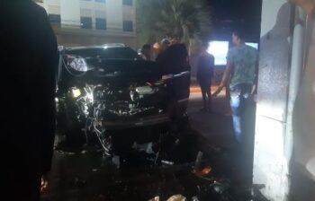 Salva su vida de milagro tras accidente en la avenida Abraham Lincoln