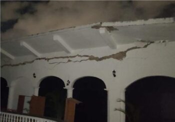 Se derrumba parte del edificio del CODIA en la Zona Colonial