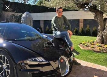 Empleado de Cristiano Ronaldo choca el Bugatti