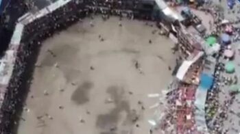 Cuatro muertos por desplome de gradas de una plaza de toros en Colombia
