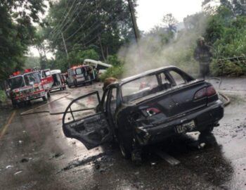 Accidente de transito deja seis heridos en Piedra Blanca