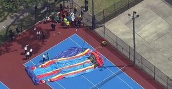 Varios niños heridos tras accidente con un tobogán inflable en Long Island