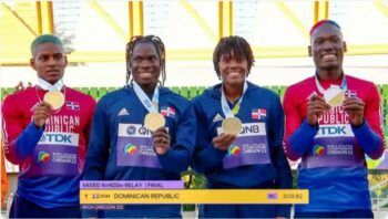 República Dominicana gana oro en el Mundial de Atletismo