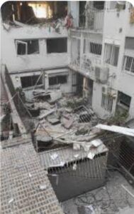 Varios heridos durante explosión en un edificio de Montevideo