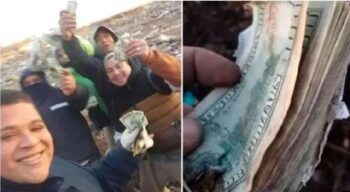 Encuentran zafacón lleno de dólares