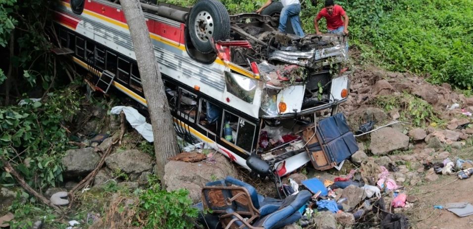 Accidente de un autobús deja 16 muertos en Nicaragua 