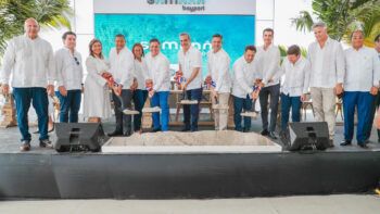 Presidente Luis Abinader da primer palazo construcción terminal de cruceros en Samaná
