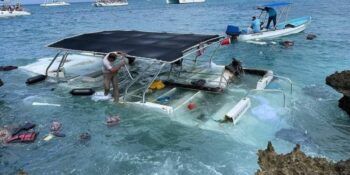 Un muerto y varias personas delicadas tras hundirse embarcación en PP