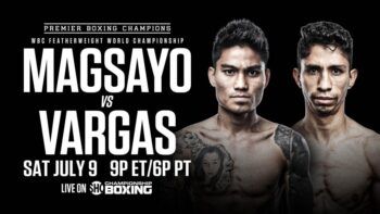 Duelo de invictos este sábado entre el boxeador Vargas ante el filipino Magsayo