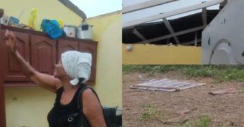 Ventarrón provoca daños a varias viviendas en Dajabón