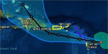 Fiona podría entrar como huracán a RD