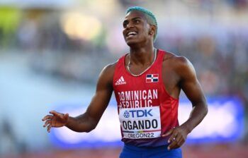 Alexander Ogando gana bronce en los 200 mts en Suiza
