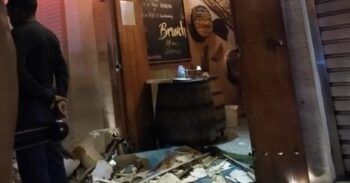 Dos mujeres heridas tras caerle parte del techo de un restaurante en la zona Colonial