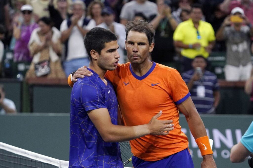Alcaraz y Nadal ponen a España 1-2 en el ranking de la ATP