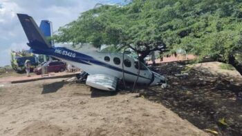 Avión choca a un niño y lo mata  en Santa Marta