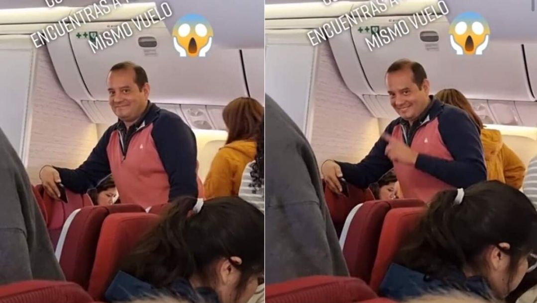 Escapó de su trabajo para irse de viaje, pero se encontró a su jefe en el avión