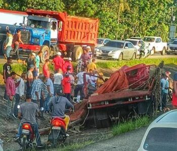 Varios heridos durante accidente de tránsito en la autopista Duarte