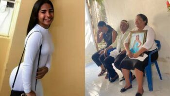 Practicamente mataron su hija encima de ella