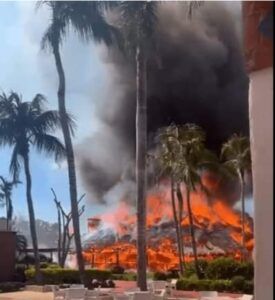 Incendio afecta el hotel Be Live Canoa en Bayahíbe