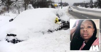 Mujer murió atrapada en su auto durante la nevada histórica en Nueva York