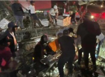 Un muerto y cinco heridos tras derrumbe en un hotel en Bávaro