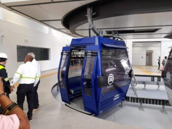 Teleférico del Los Alcarrizos entra en fase de prueba