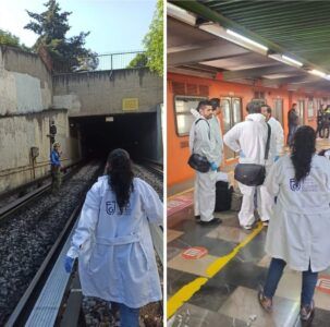 Un muerto y 19 heridos tras choque de trenes en el metro de México
