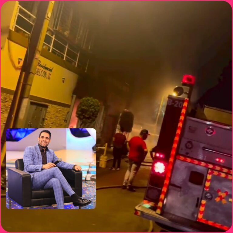 Se incendia edificio donde vive la madre de Albert Mena