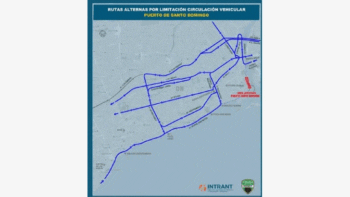 Rutas alternas a la del puerto de Santo Domingo