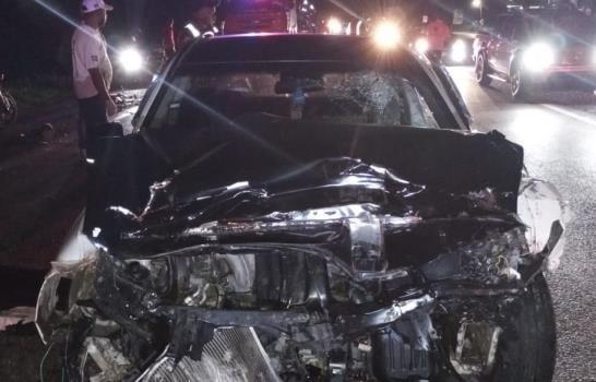 Un muerto tras accidente de tránsito en autopista Duarte