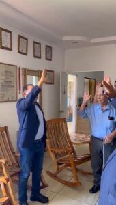 Radhamés Jiménez juramenta Dirección Política en Nicaragua