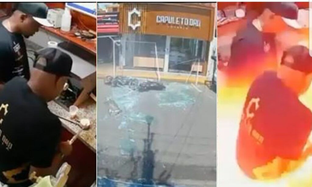 Se registra explosión en Joyería Capuleto en Herrera