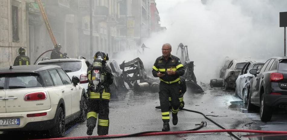 Explosión en el centro de Milán