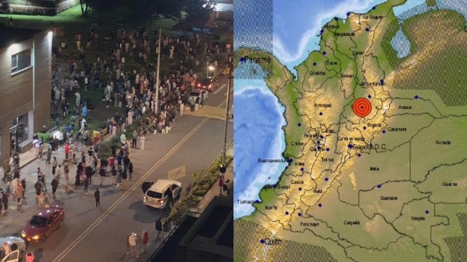 Fuerte temblor de 6.6 se sintió en varias regiones de Colombia