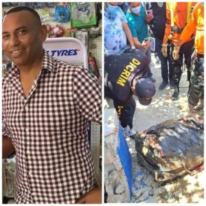 Hallan hombre muerto dentro de una maleta en La Vega