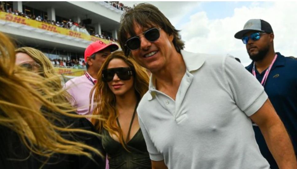 Shakira y Tom Cruise fueron captados JUNTOS en el Gran Premio de Miami para ver la Fórmula 1