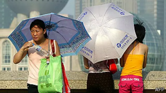 China registra temperaturas de más de 40º en algunas áreas