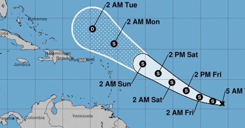 Se forma la depresión tropical 4 sobre el Atlántico