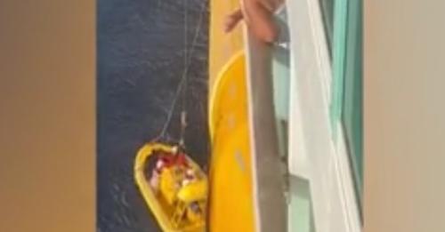 Rescatan pasajero que se cayó de un crucero en  República Dominicana