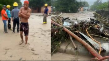 Familias atrapadas por las inundaciones