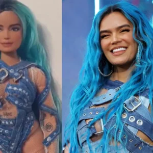 Karol G se vistió de muñeca para presentar oficialmente su canción de la película de Barbie