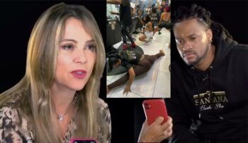 Nuria le entra a Santana Barber Shop