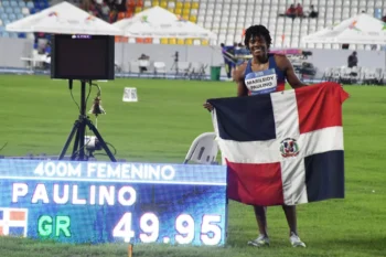 Marileidy Paulino gana oro en los 400 metros en San Salvador 2023