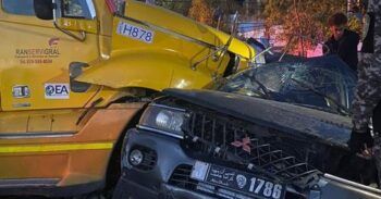 Accidente en la avenida San Martín con Máximo Gómez