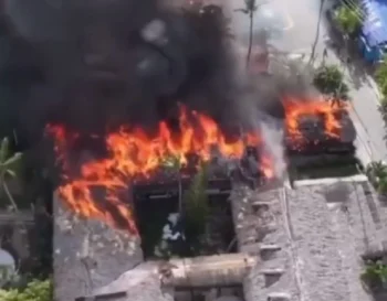 Incendio en Las terrenas destruye varios establecimientos