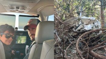 Muere padre junto a su hijo tras dejarlo pilotar avión