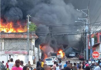 Fuerte explosión en una panadería en San Cristóbal