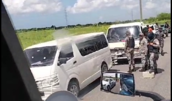 Atacan a tiros minibús trasladaba presos desde cárcel