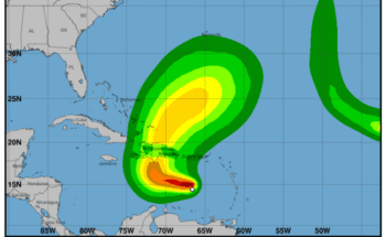 Tormenta tropical Franklin está más cerca de la República Dominicana