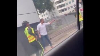 Solicitan cancelación definitiva de licencia a conductor que agredió agente de la Digesett